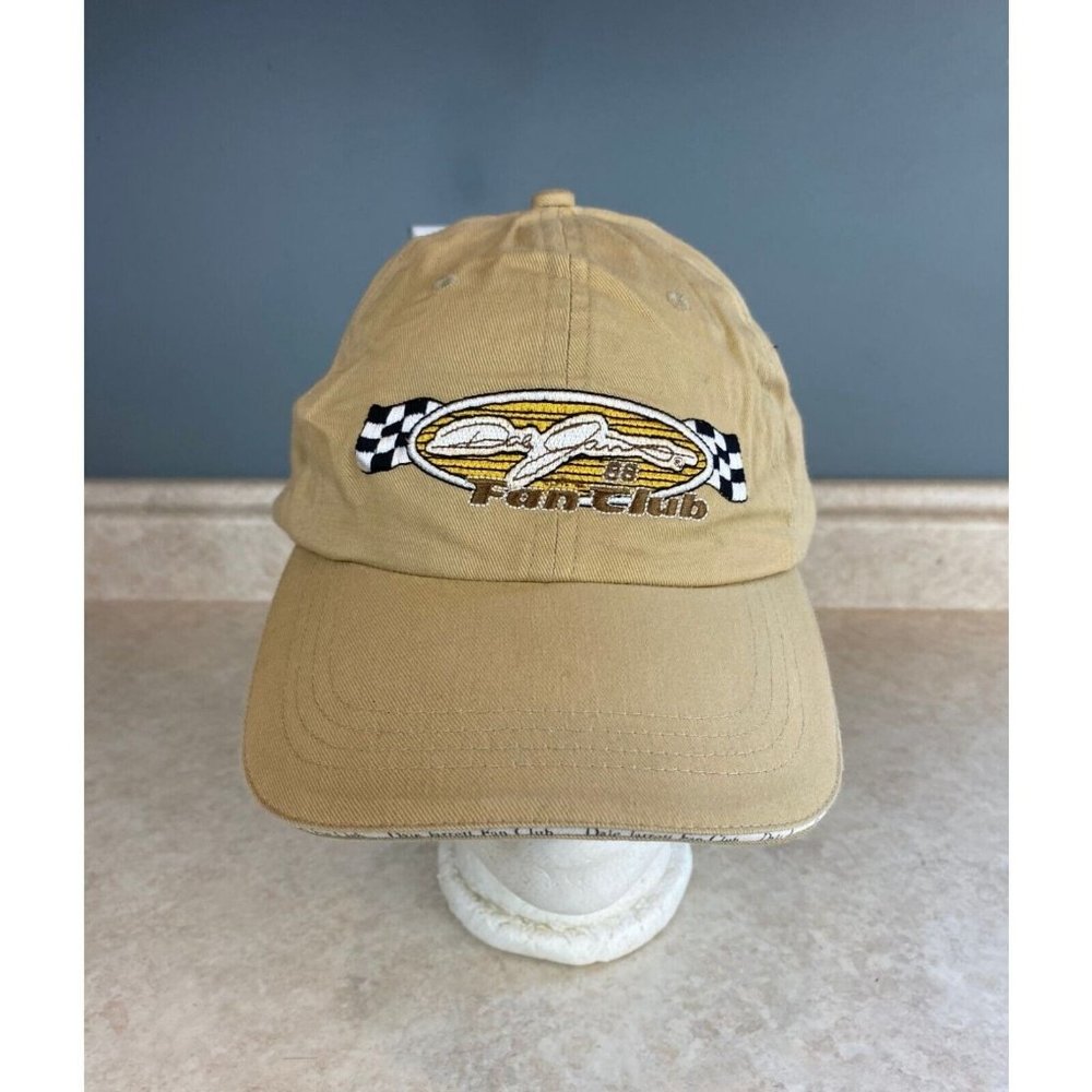 Dale Jarrett Adjustable One Size 100% Tan Cotton Fan-Club Ball Cap